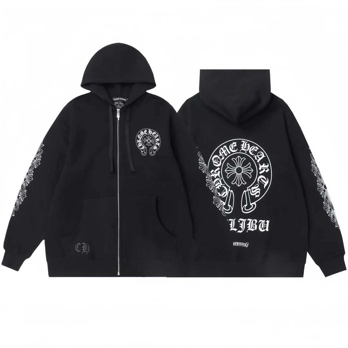 크롬하츠 지퍼 후드티 8515 