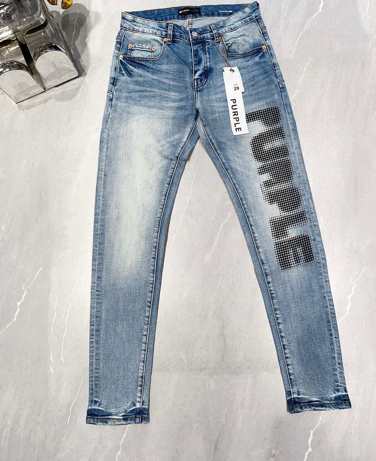 보라색 청바지 