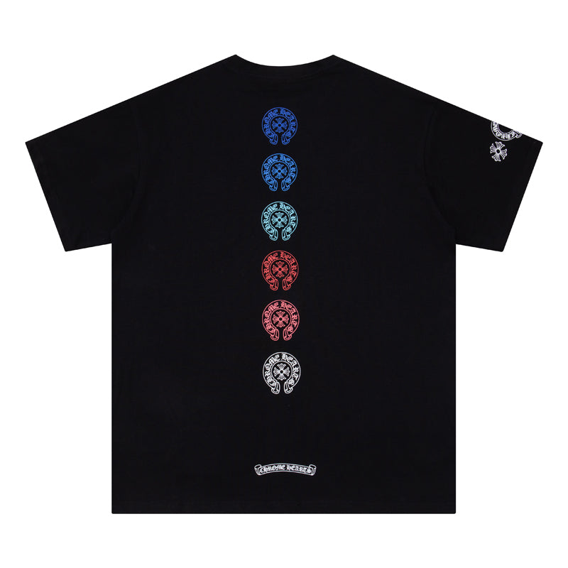 Chrome Hearts マルチカラー ホースシュー Tシャツ K6048 